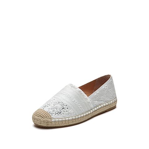 思加图2021春季新款渔夫鞋懒人鞋一脚蹬休闲鞋女平底鞋9ua77aa1