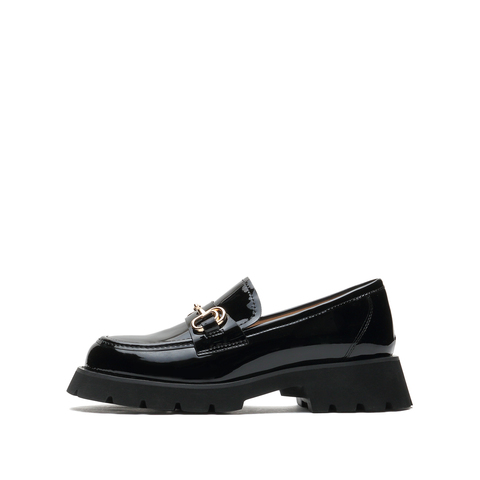 思加图2021春季新款厚底英伦风乐福鞋jk鞋皮鞋女单鞋A2901AA1