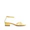 思加图2021夏季新款一字带时装凉鞋纯色方跟女凉鞋EBO01BY1