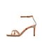 思加图2021夏季新款法式方头凉鞋高跟鞋夏季女时装凉鞋子EBB04BY1