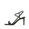思加图2021夏季新款奶油鞋鳄纹一字带凉鞋细高跟鞋女凉鞋EBB06BL1