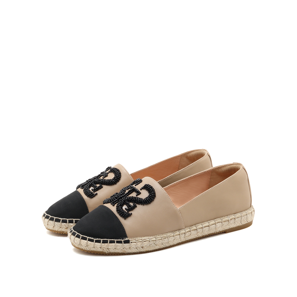 思加图2021秋季新款渔夫鞋圆头厚底一脚蹬懒人鞋女休闲鞋9ua96ca1