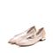 思加图2022春季新款水钻低跟浅口鞋一脚蹬单鞋女皮鞋EBZ16AQ2