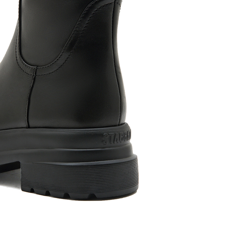 思加图2022冬季新款时尚厚底骑士靴长靴高筒靴女皮靴EF303DG2