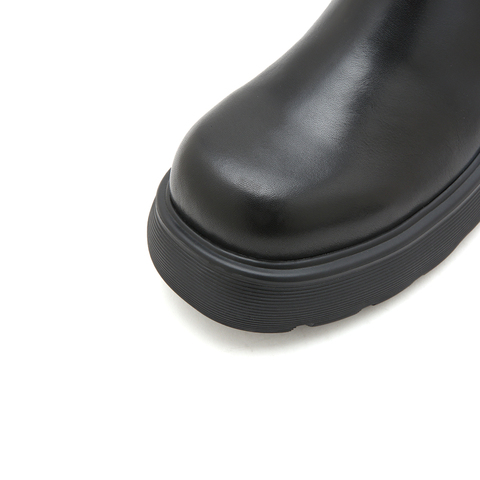 思加图2022冬季新款英伦风切尔西靴短靴男皮靴EEW05DD2