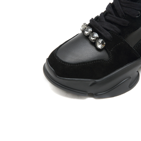 思加图2022冬季新款甜酷工装靴休闲高帮鞋加绒短靴Y5655DD2