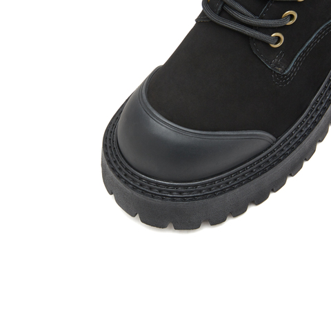思加图2022冬季新款马丁靴厚底短靴甜酷女皮靴J8505DD2