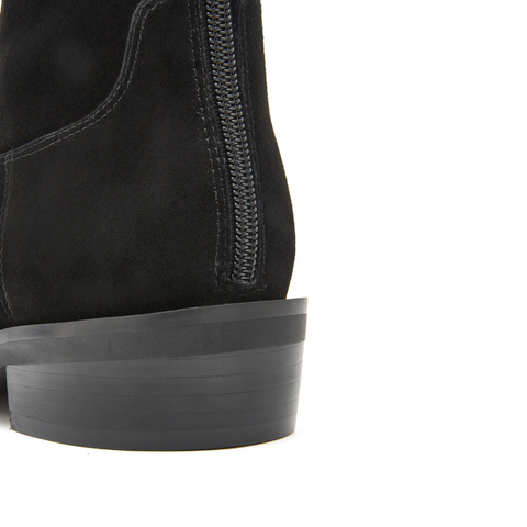 思加图2022冬季新款时尚牛仔靴骑士靴长靴高筒靴女皮靴Q9215DG2