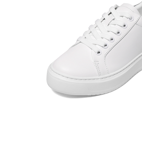 思加图2023春季新款时尚小白鞋板鞋厚底休闲鞋女单鞋子Y2272AM3