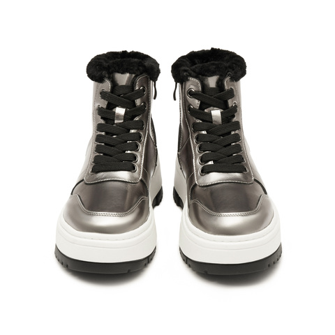 思加图2023冬季新款时尚雪地靴短靴厚底保暖毛里时装靴女靴S3288DD3