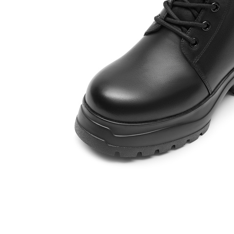 思加图2023冬季新款英伦风雪地靴保暖毛靴短靴厚底时装靴女靴S5763DZ3