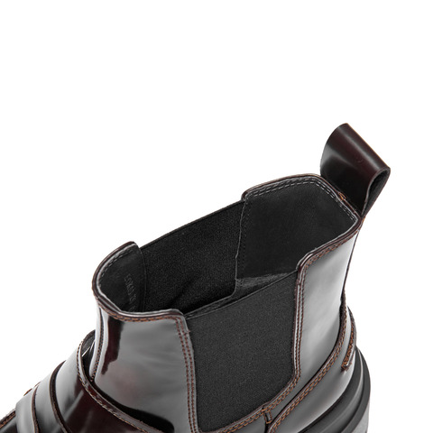 思加图2023冬季新款英伦风切尔西靴短靴厚底时装靴女靴EOK03DD3