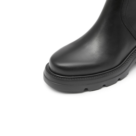 思加图2023冬季新款马鞍靴擦色骑士靴机车靴长靴高筒靴女靴EEZ19DG3