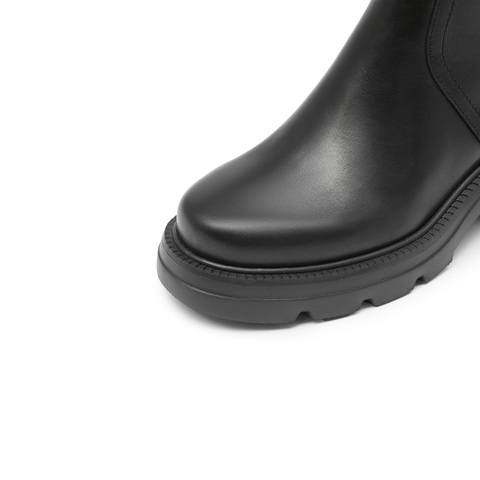 思加图2023冬季新款马鞍靴擦色骑士靴机车靴长靴高筒靴女靴EEZ19DG3