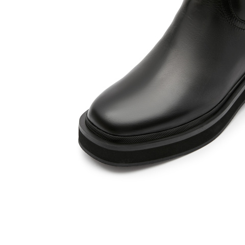 思加图2023冬季新款时尚骑士靴长筒靴过膝靴粗跟超长靴女靴ESK05DC3