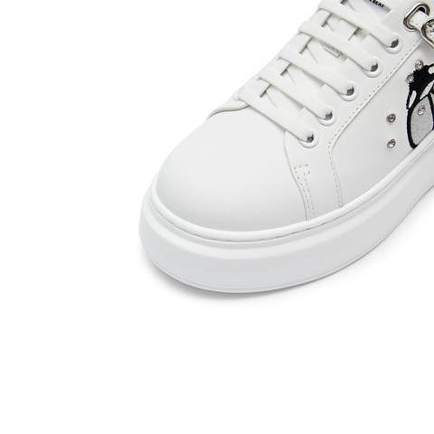 思加图2024春季新款时尚小白鞋休闲鞋厚底板鞋轻便女鞋S7546AM4