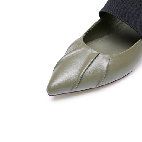 思加图2024秋季新款可颂鞋优雅气质玛丽珍鞋浅口鞋平底鞋女单鞋9A951CQ4