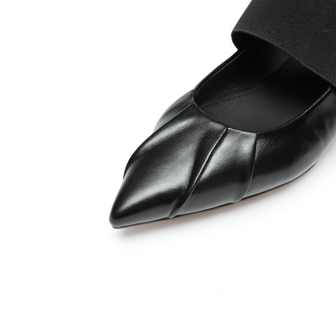 思加图2024秋季新款可颂鞋优雅气质玛丽珍鞋浅口鞋平底鞋女单鞋9A951CQ4