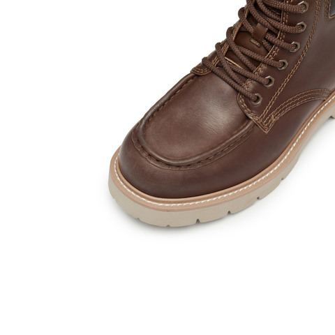 思加图2024冬季新款大漠靴英伦风马丁靴工装靴厚底低靴男靴子E1101DD4