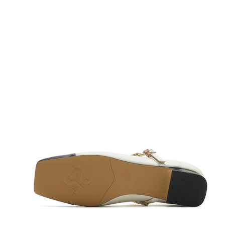 思加图2024春季新款复古方头玛丽珍鞋单鞋女皮鞋C2391AQ4