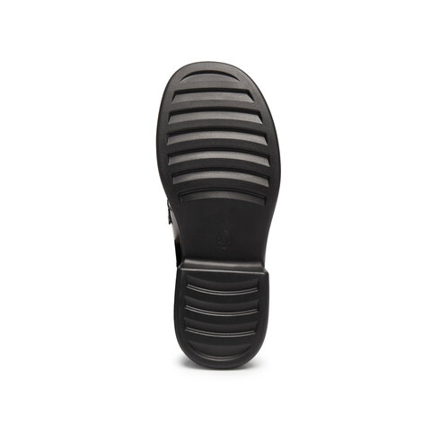 思加图2025秋季新款英伦风乐福鞋一脚蹬小皮鞋厚底女鞋Y2081CA4