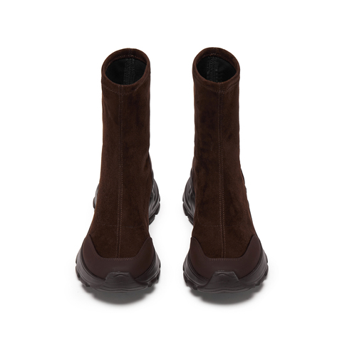 思加图2024冬季复古运动靴短靴厚底增高时装靴女靴子Y2139DD4