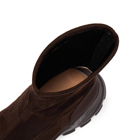 思加图2024冬季复古运动靴短靴厚底增高时装靴女靴子Y2139DD4