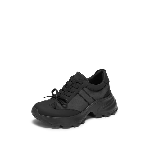 思加图2024秋季甜酷老爹鞋厚底增高运动休闲鞋系带女鞋子Y2457CM4