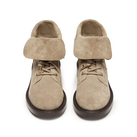 思加图2024冬季复古马丁靴中靴厚底增高时装靴女靴子B8189DZ4