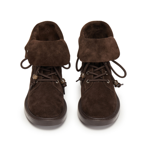 思加图2024冬季复古马丁靴中靴厚底增高时装靴女靴子B8189DZ4