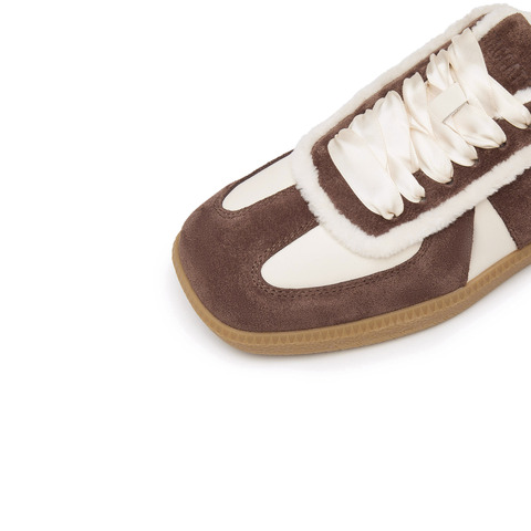 思加图2024秋季美拉德休闲鞋德训鞋阿甘鞋平底鞋女鞋Y2409CM4