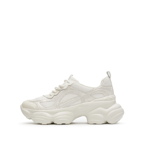 思加图2025春季新款好事花生老爹鞋厚底增高运动休闲鞋女鞋ECE81AM5