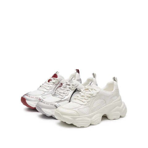 思加图2025春季新款好事花生老爹鞋厚底增高运动休闲鞋女鞋ECE81AM5