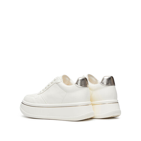 思加图2025春季新款百搭小白鞋运动休闲鞋厚底板鞋女鞋Y8892AM5