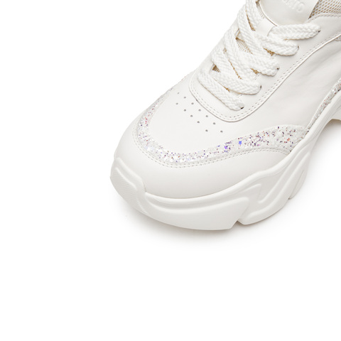 思加图2025春季新款老爹鞋小白鞋运动休闲鞋厚底增高女鞋S2401AM5