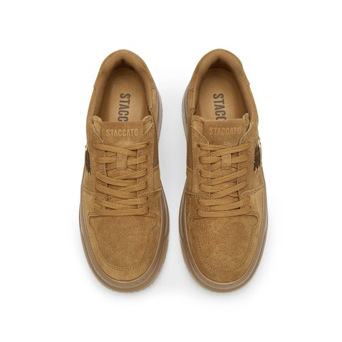 思加图2025春季新款补丁鞋厚底增高板鞋运动休闲鞋女鞋EUW06AM5