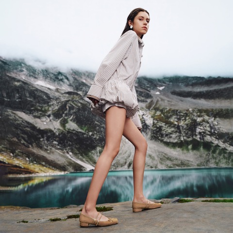 思加图2025春季新款春日舞曲玛丽珍鞋奶油鞋浅口单鞋女皮鞋EA603AQ5