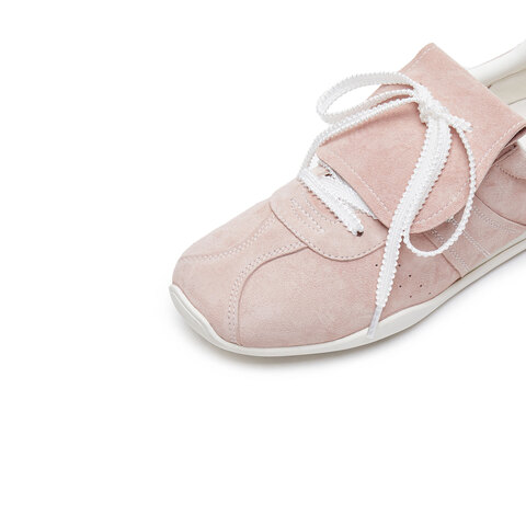 思加图2025春季新款百搭德训鞋小白鞋运动休闲鞋女单鞋F0161AM5