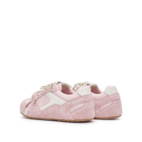 思加图2025春季新款蝴蝶欧包运动甜酷德训鞋阿甘鞋平底休闲鞋女鞋L1382AM5