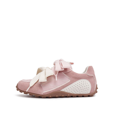 思加图2025春季新款蝴蝶酥甜美德训鞋运动休闲鞋百搭透气单鞋女鞋子S1210AM5