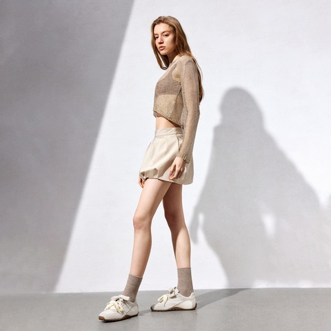 思加图2025春季新款蝴蝶酥甜美德训鞋运动休闲鞋百搭透气单鞋女鞋子S1210AM5