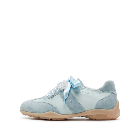 思加图2025春季新款甜酷德训鞋阿甘鞋小白鞋运动休闲鞋女鞋J2413AM5