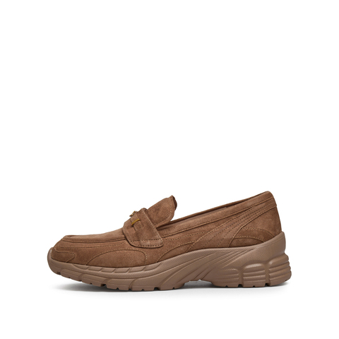 思加图2025春季新款复古乐福鞋一脚蹬厚底增高单鞋女鞋子D5006AA5