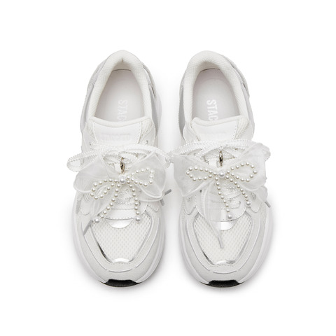 思加图2025春季新款甜酷运动鞋厚底增高休闲鞋透气女鞋H2921AM5