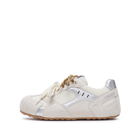 思加图2025春季新款蝴蝶欧包运动甜酷德训鞋阿甘鞋平底休闲鞋女鞋L1382AM5