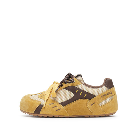 思加图2025春季新款蝴蝶欧包运动甜酷德训鞋阿甘鞋平底休闲鞋女鞋L1382AM5