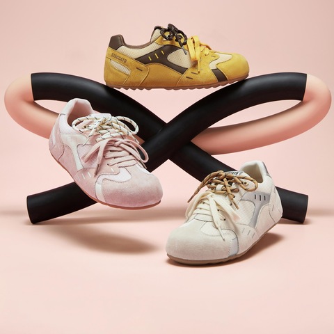 思加图2025春季新款蝴蝶欧包运动甜酷德训鞋阿甘鞋平底休闲鞋女鞋L1382AM5