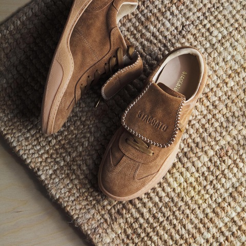 思加图2025春季新款复古毛毛鞋保暖德训鞋休闲鞋女鞋子C6797AM5