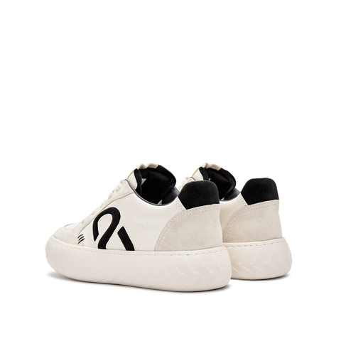 思加图2025春季新款百搭板鞋厚底运动休闲鞋系带女鞋EPC01AM5