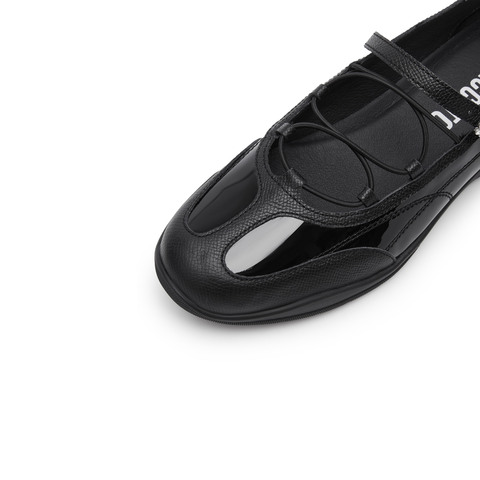 思加图2025春季新款魔镜魔镜芭蕾舞鞋平底鞋银色单鞋女鞋EB306AA5